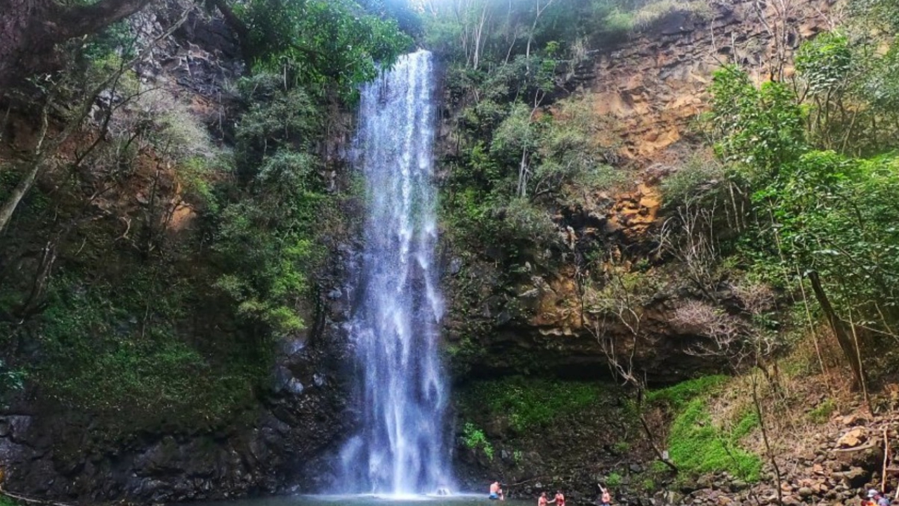 Hanalei River Waterfall 1