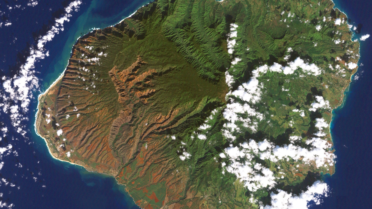 Kauai From Space 1