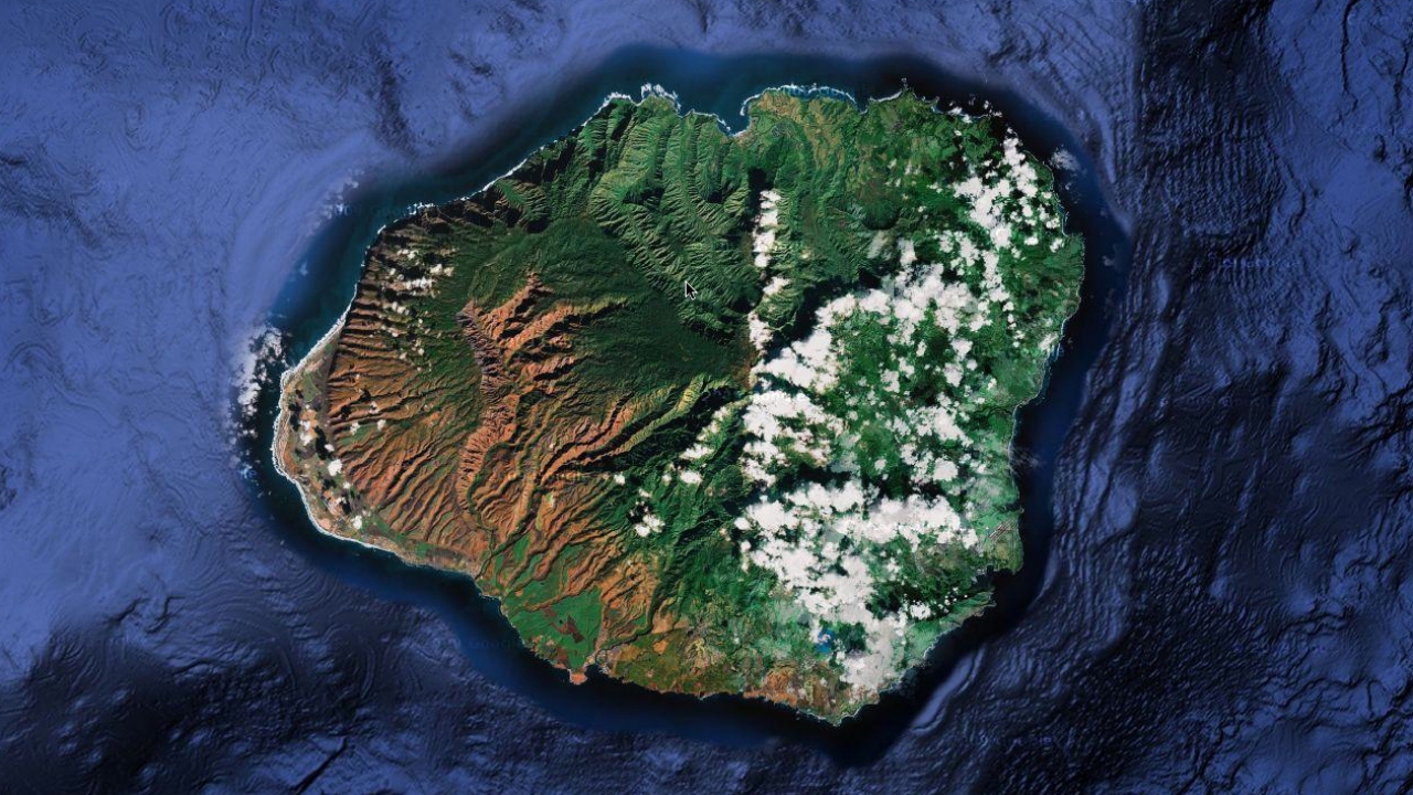 Kauai From Space 3